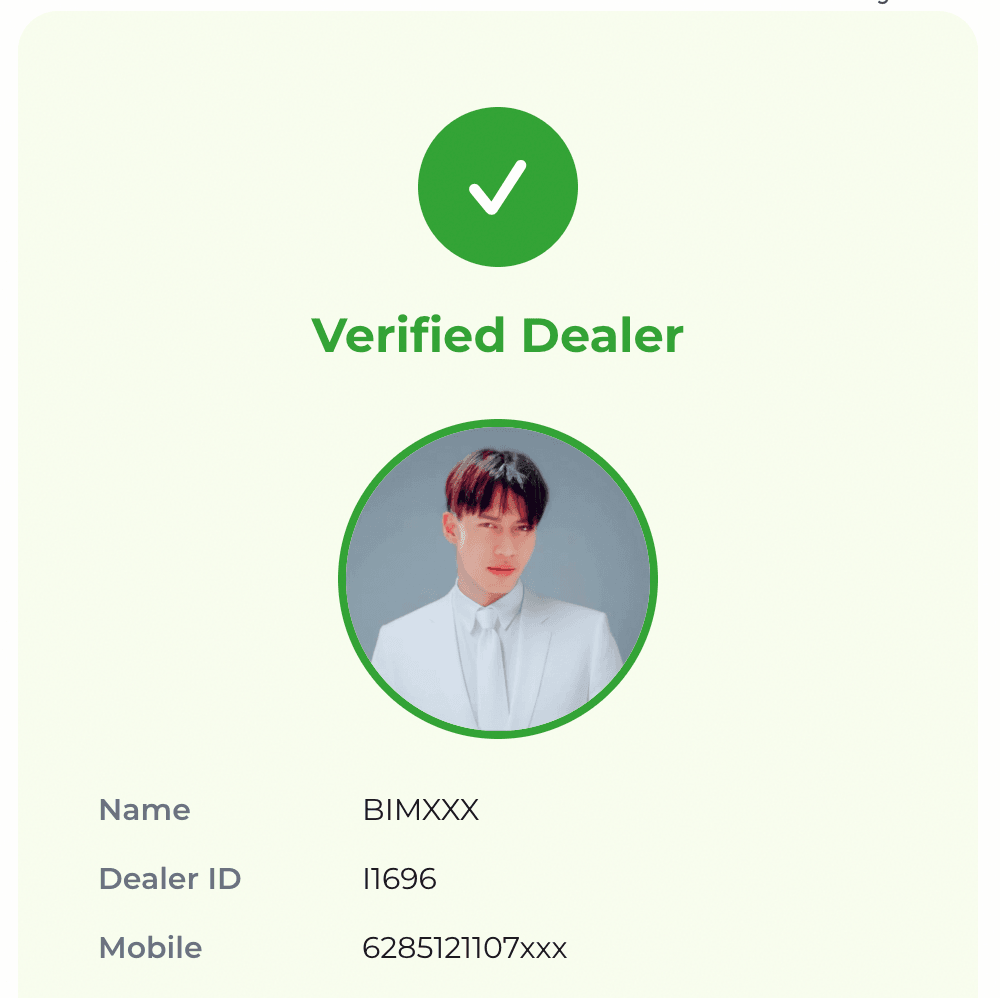 Bukti verifikasi distributor Wellsbeautycare