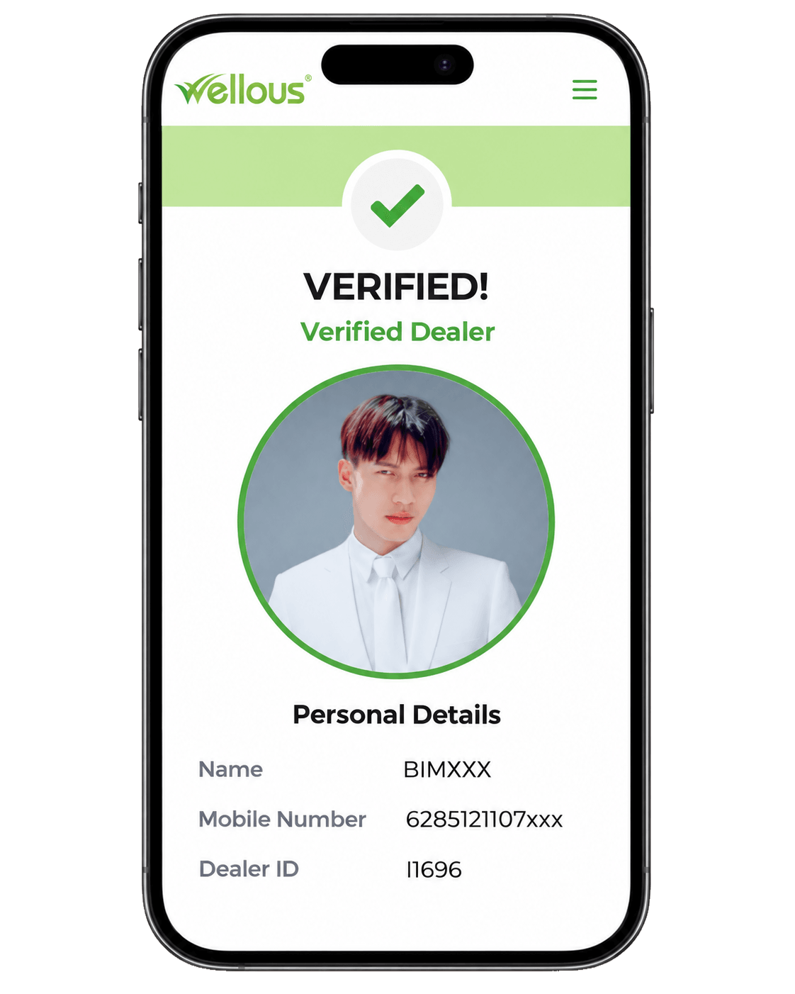 Profil distributor terverifikasi Wellsbeautycare dengan Dealer ID I1696
